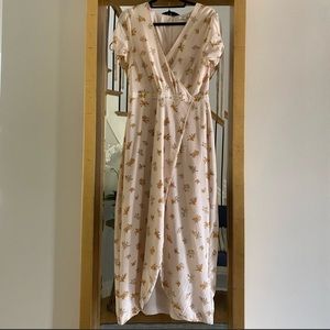 Madewell Dresses | Madewell Silk Wrap Maxi Dress in Field Bouquet